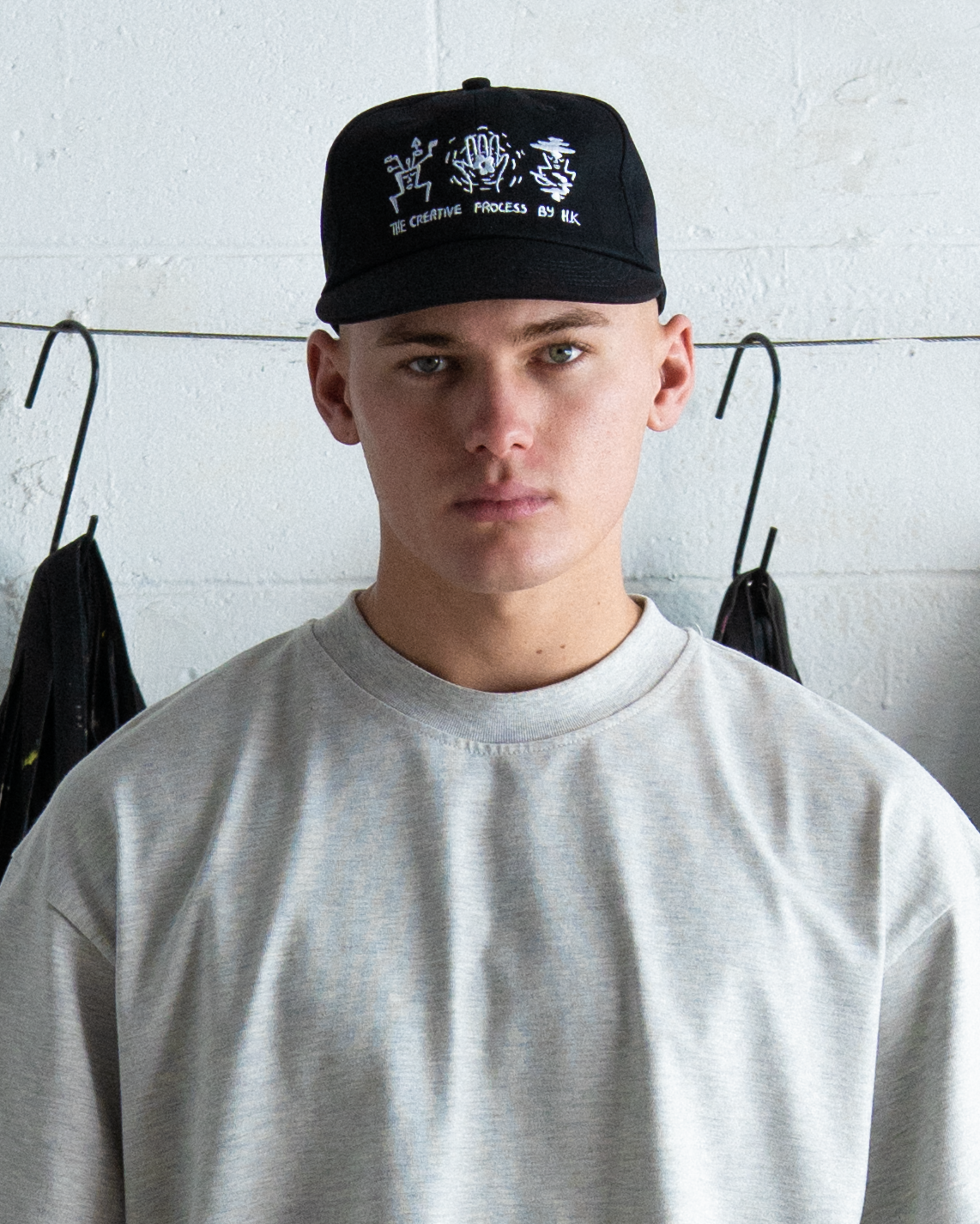 Creative Cap - Short Brim 6 Panel - Black