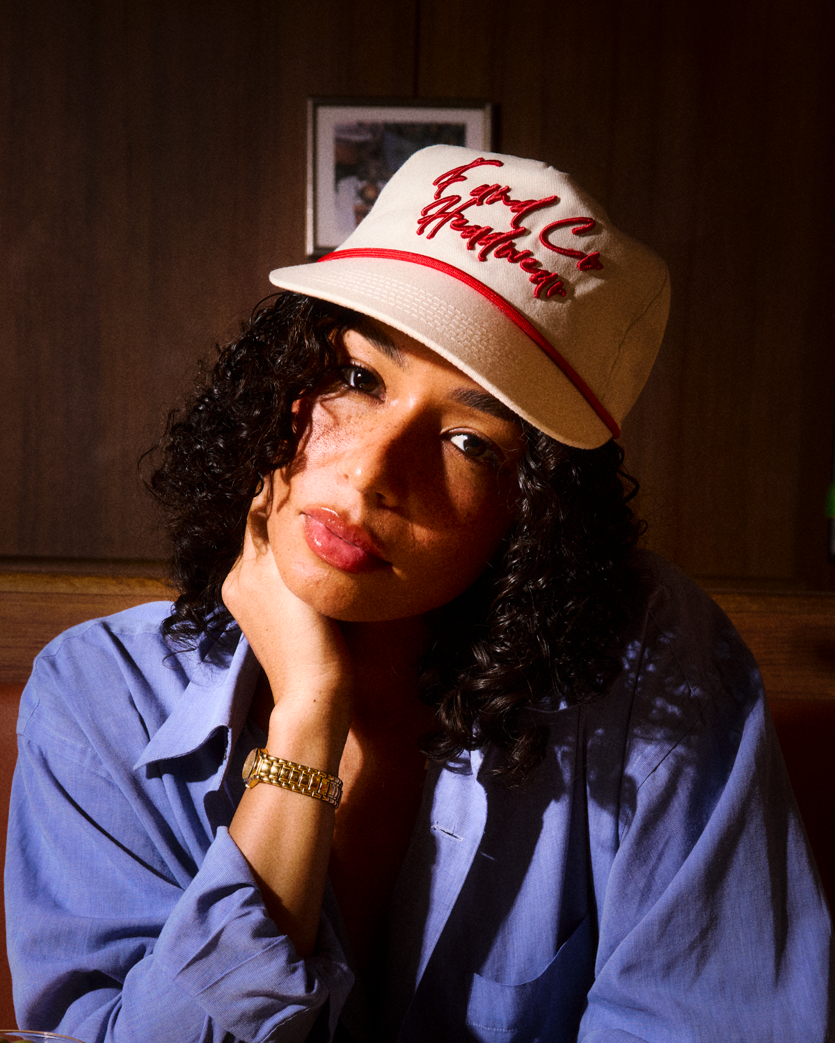 Event Script Cap - Wide Brim 5 Panel - Off White