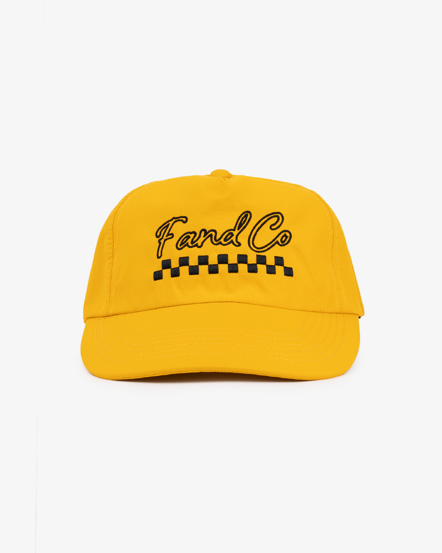 Script Logo Cap - Wide Brim 5 Panel - Yellow