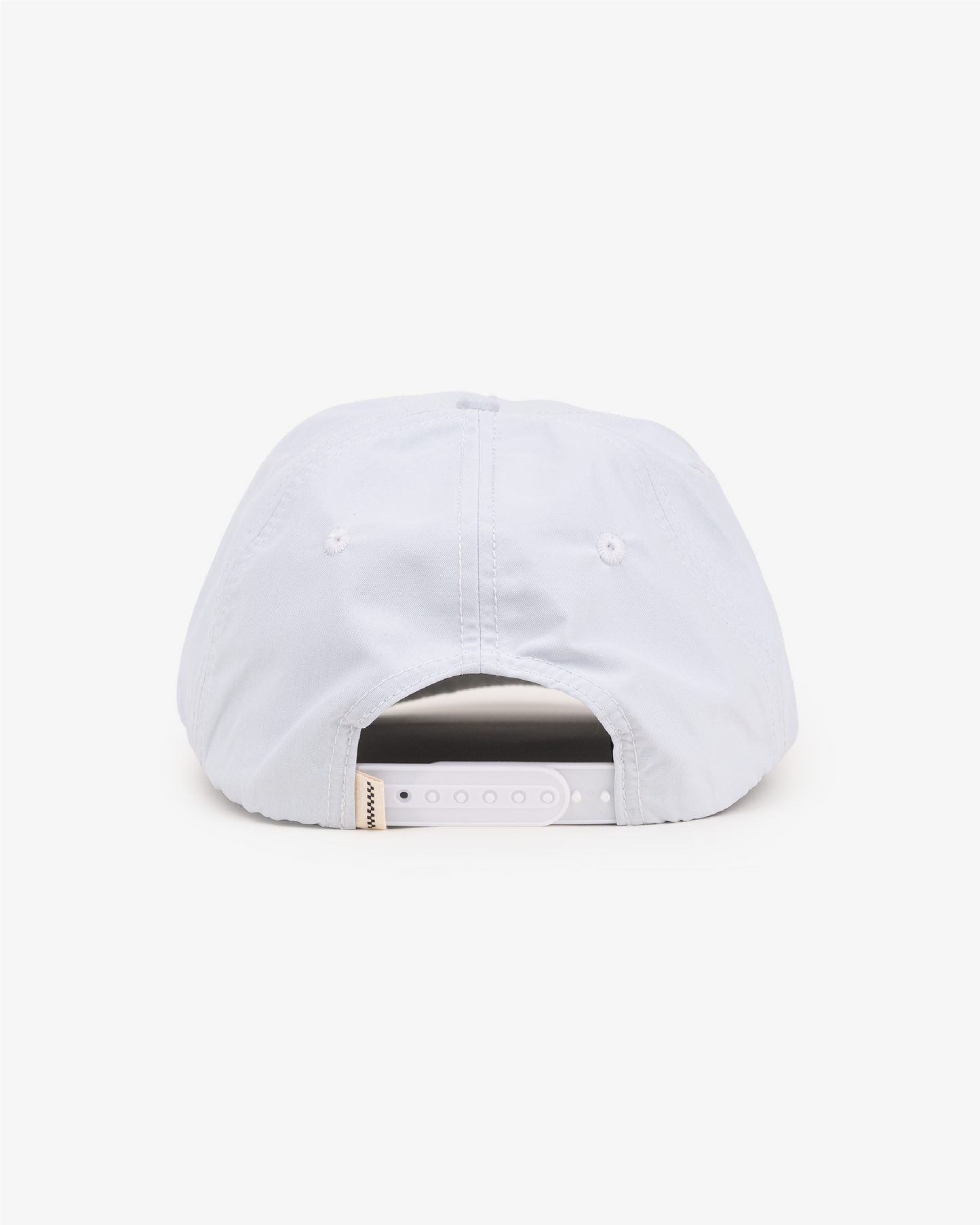 F&C Nylon Cap - Wide Brim 5 Panel - White