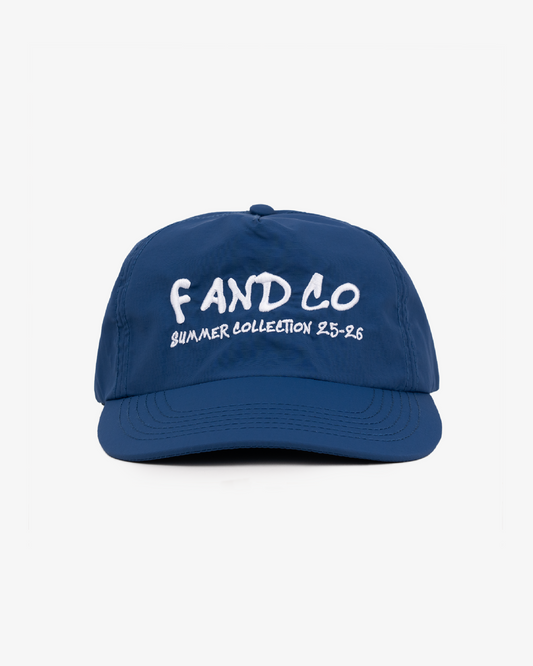 Everyday Nylon Cap - 5 Panel - Muted Blue