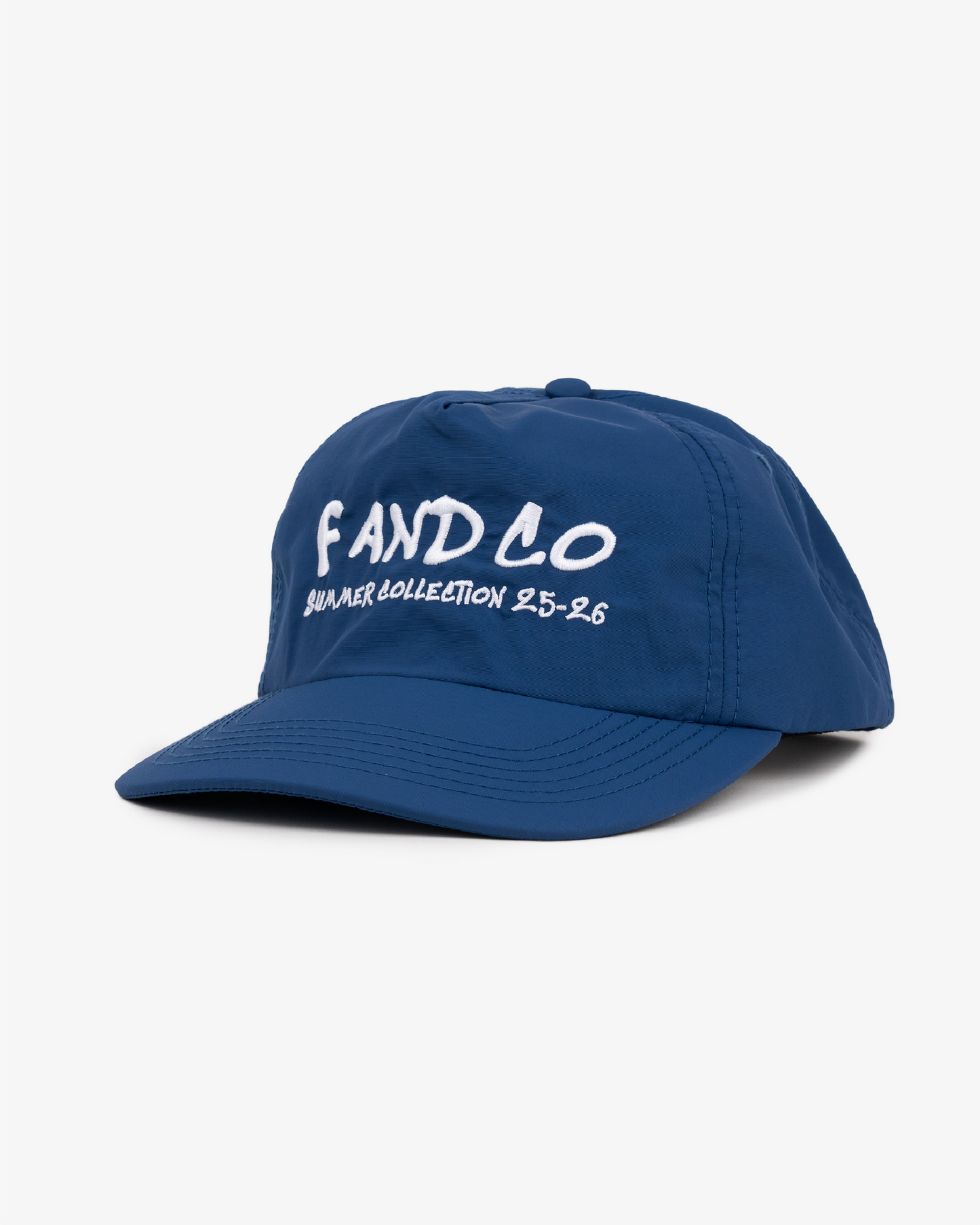 Everyday Nylon Cap - 5 Panel - Muted Blue