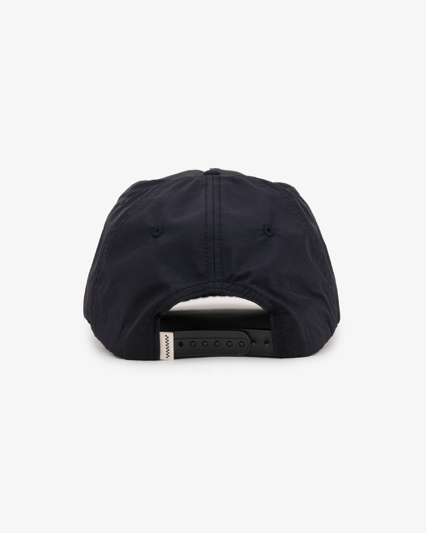 Summer Nylon Cap - 5 Panel - Black