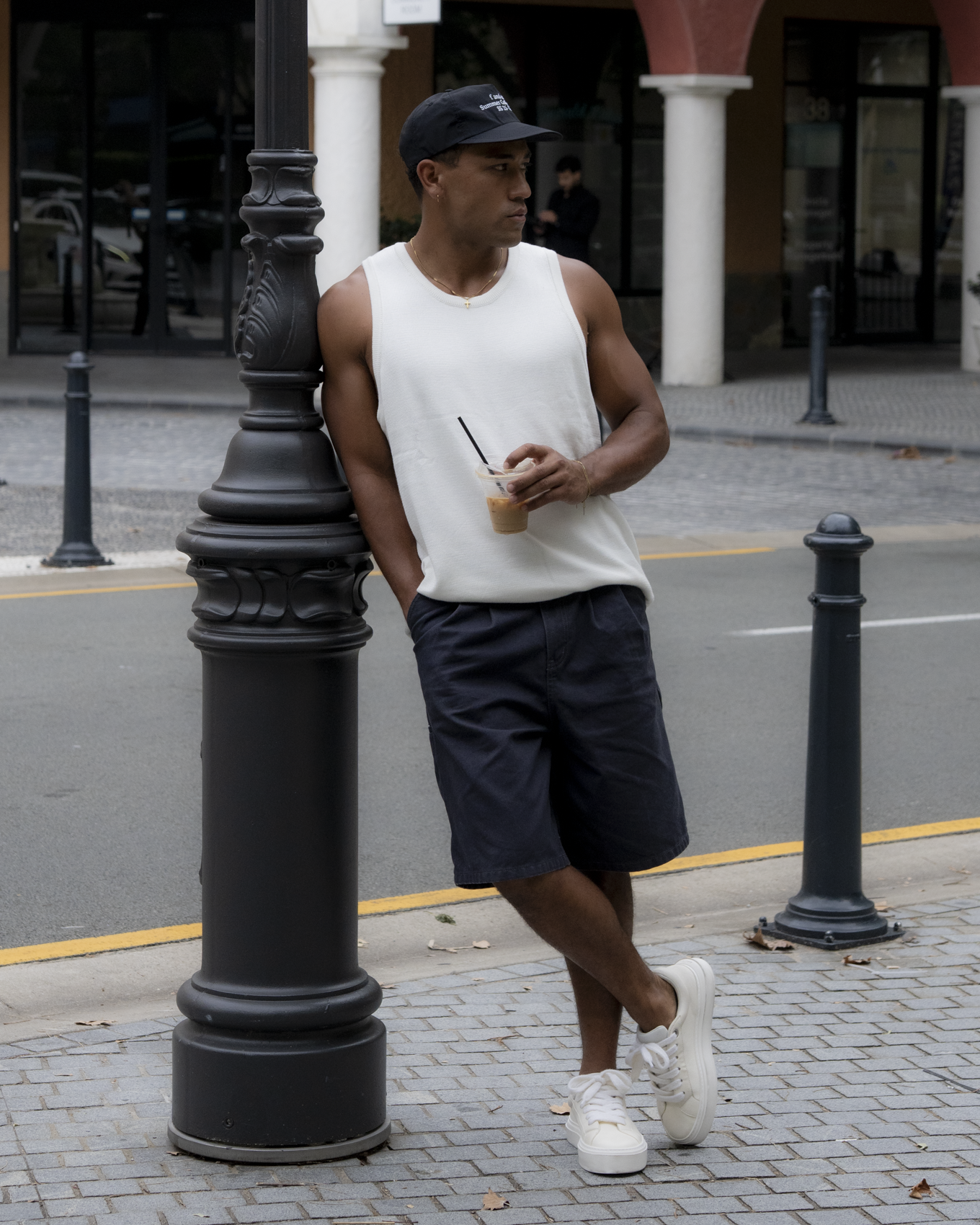 Summer Nylon Cap - 5 Panel - Black