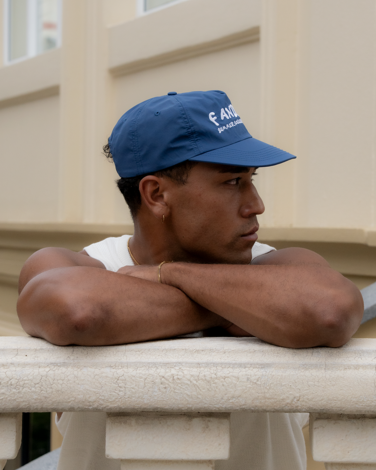 Everyday Nylon Cap - 5 Panel - Muted Blue