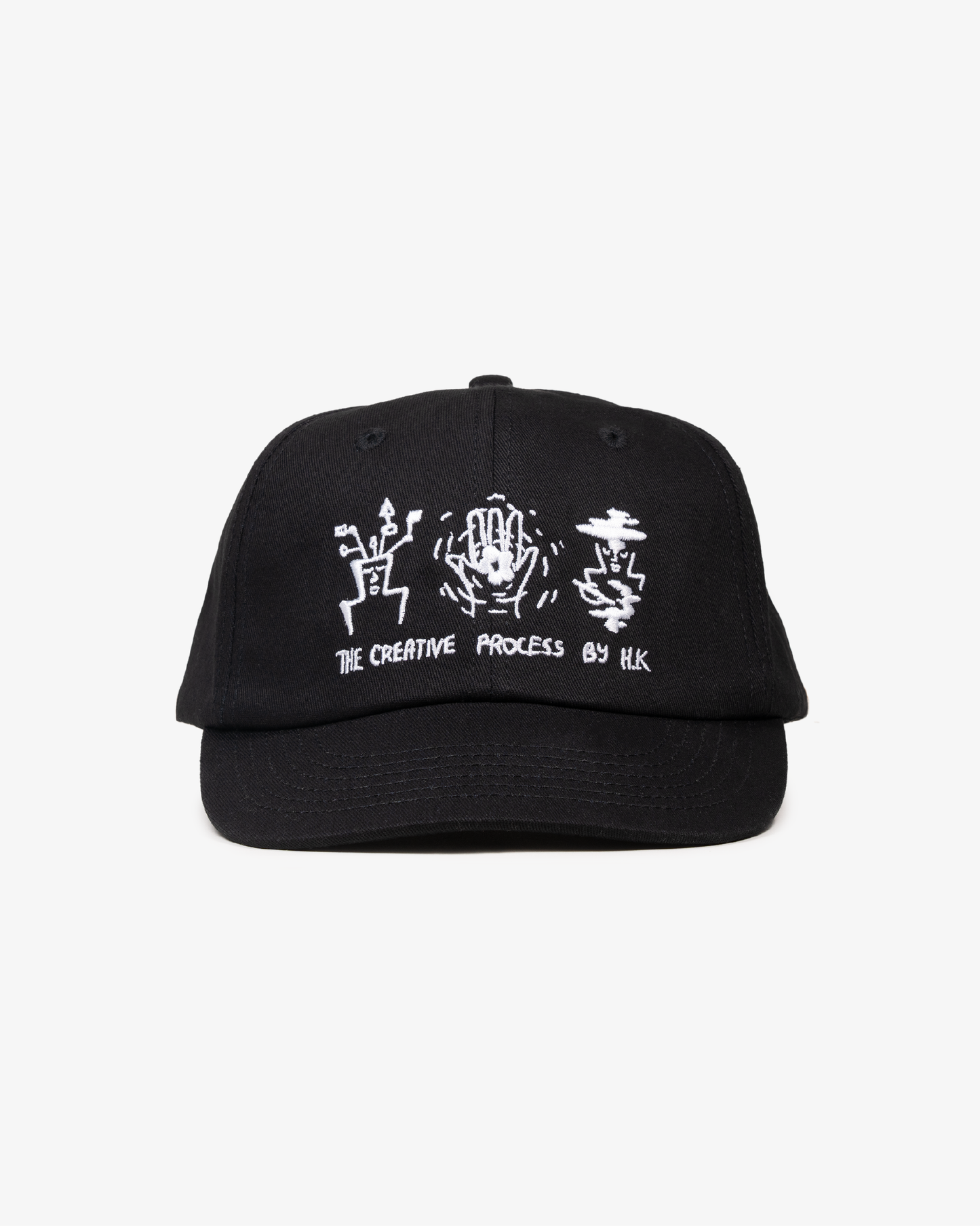 Creative Cap - Short Brim 6 Panel - Black