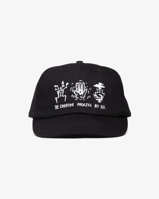 Creative Cap - Short Brim 6 Panel - Black