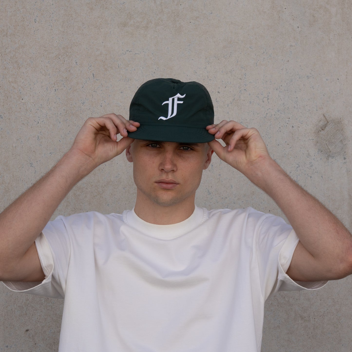 Old English F Cap - Forest Green