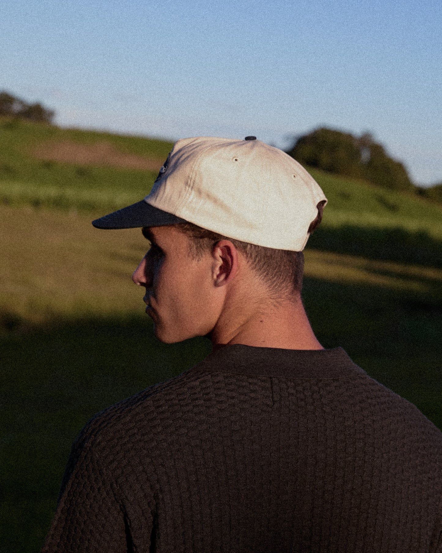 Holiday Patch Cap - 5 panel - Off White/Navy