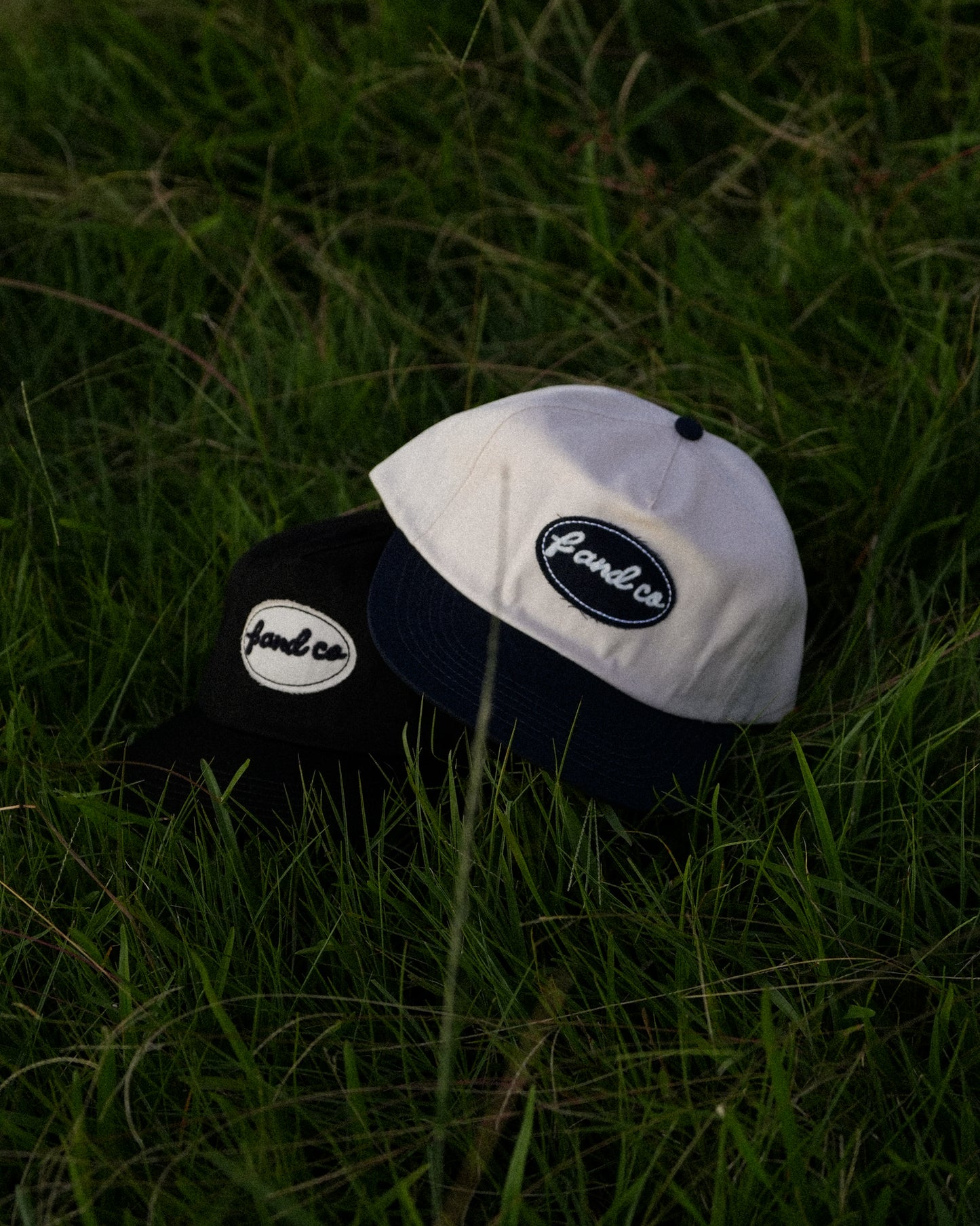 Holiday Patch Cap - 5 panel - Off White/Navy