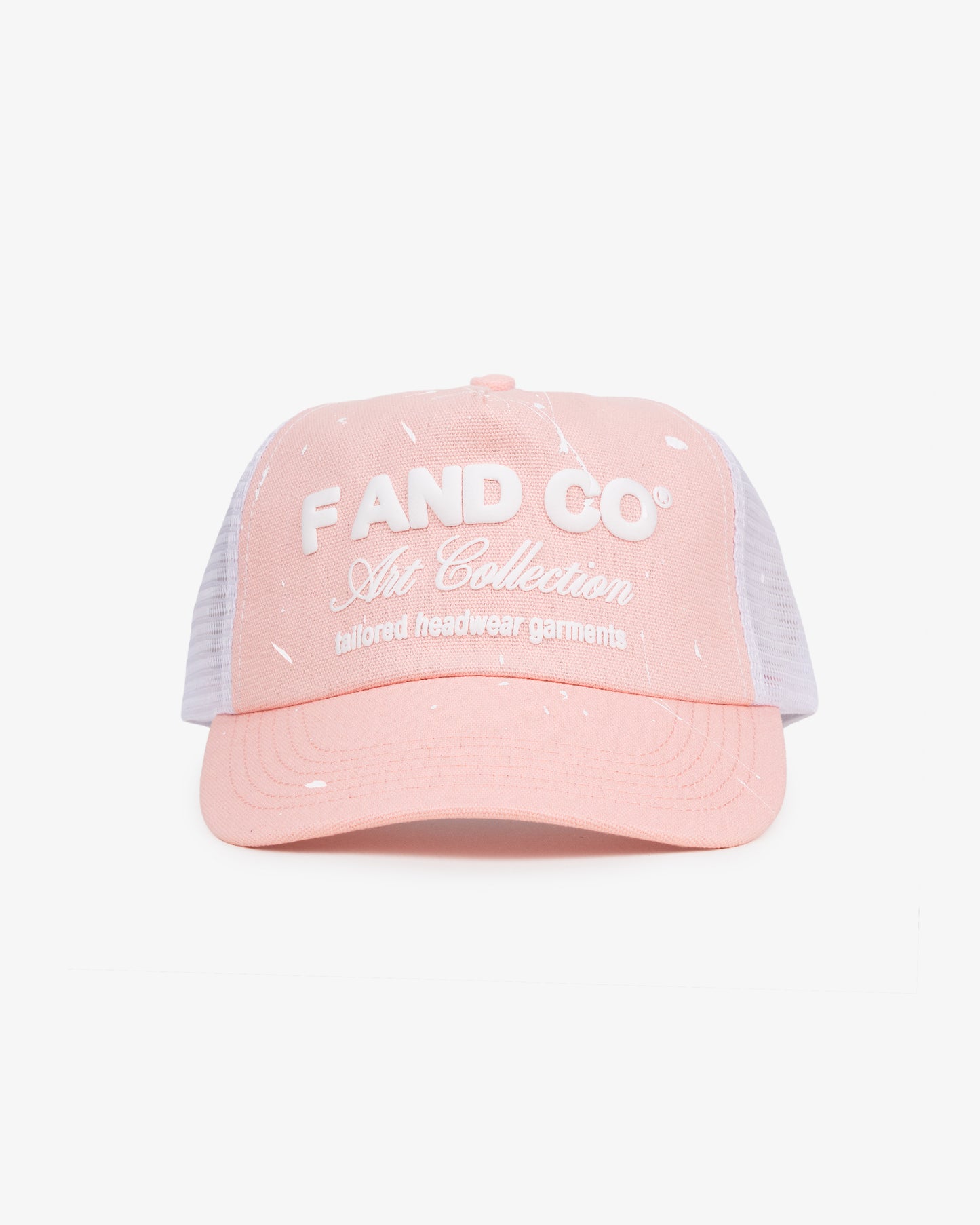 Artist Cap - Ball Trucker - Pink/White