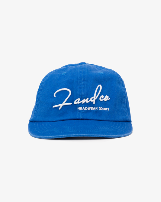 Signature Cap - Washed Royal Blue