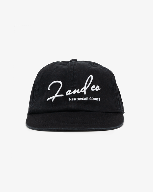 Signature Cap - Washed Black