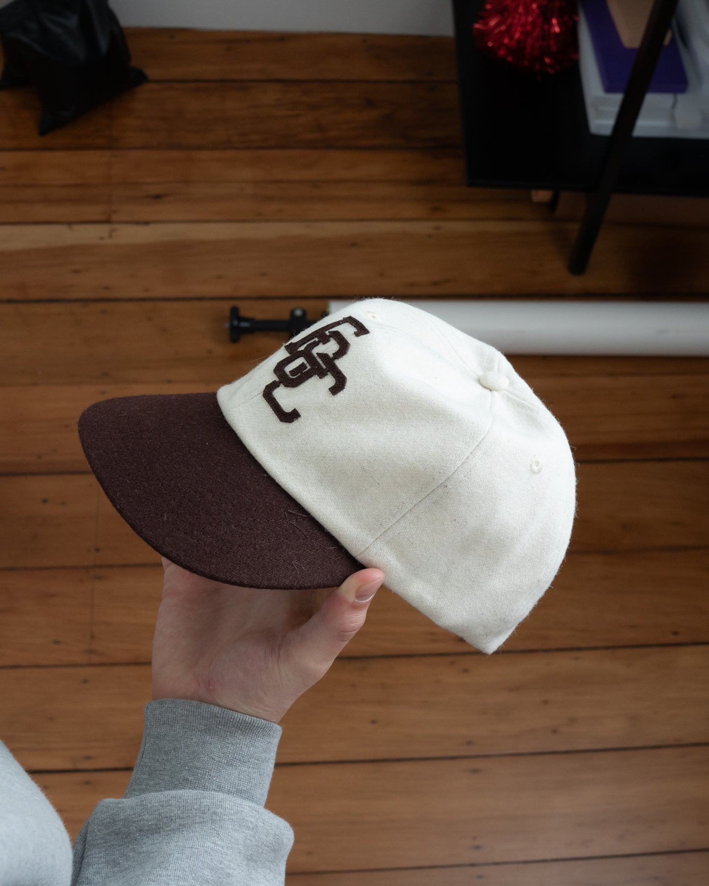 Monogram Ball Cap - Brown/Off-White