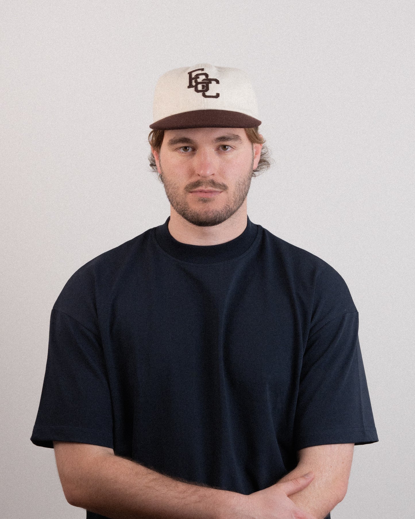 Monogram Ball Cap - Brown/Off-White