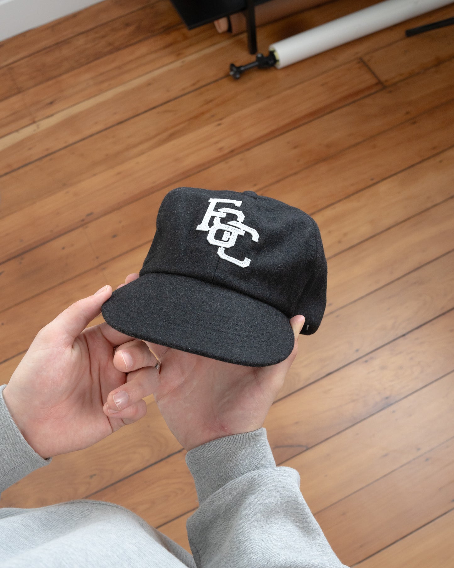 Monogram Ball Cap - Black