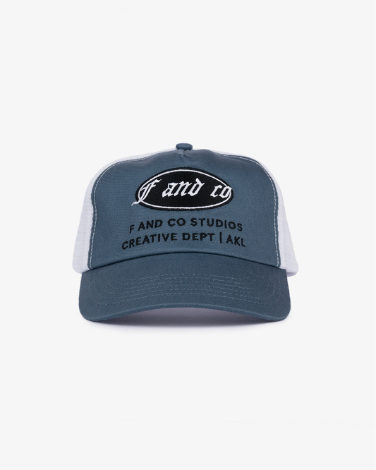 Creative Dept Cap - Ball-Trucker - Light Blue/White