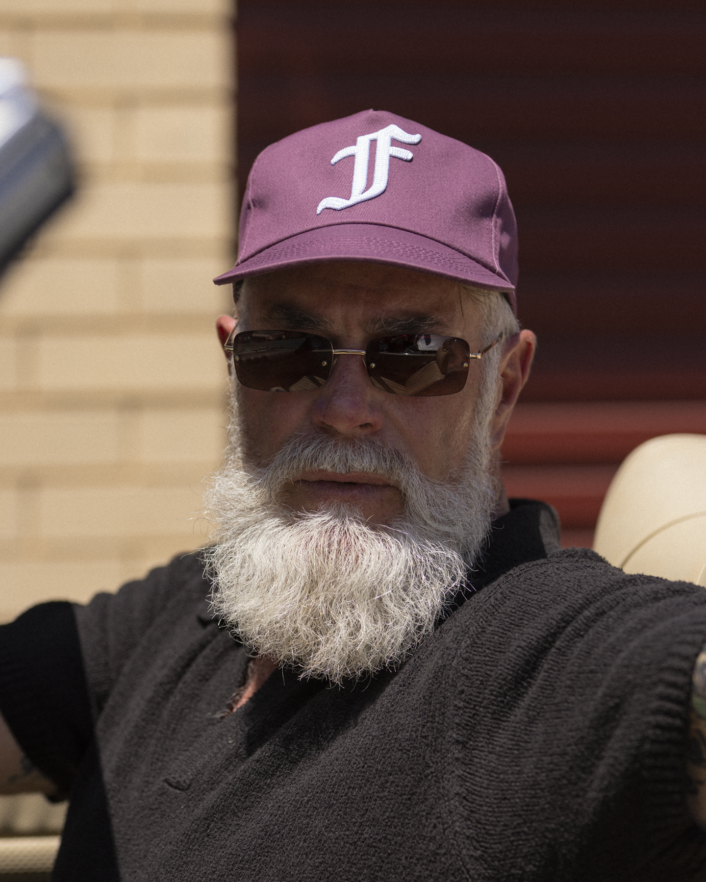 OE F Cap - 5 Panel - Washed Plum