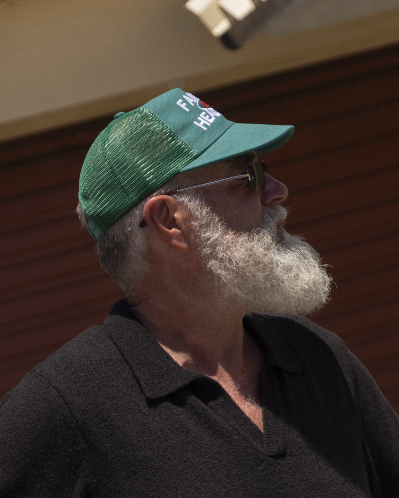 Vintage Trucker Cap - Wide Brim 5 Panel - Washed Sea Green