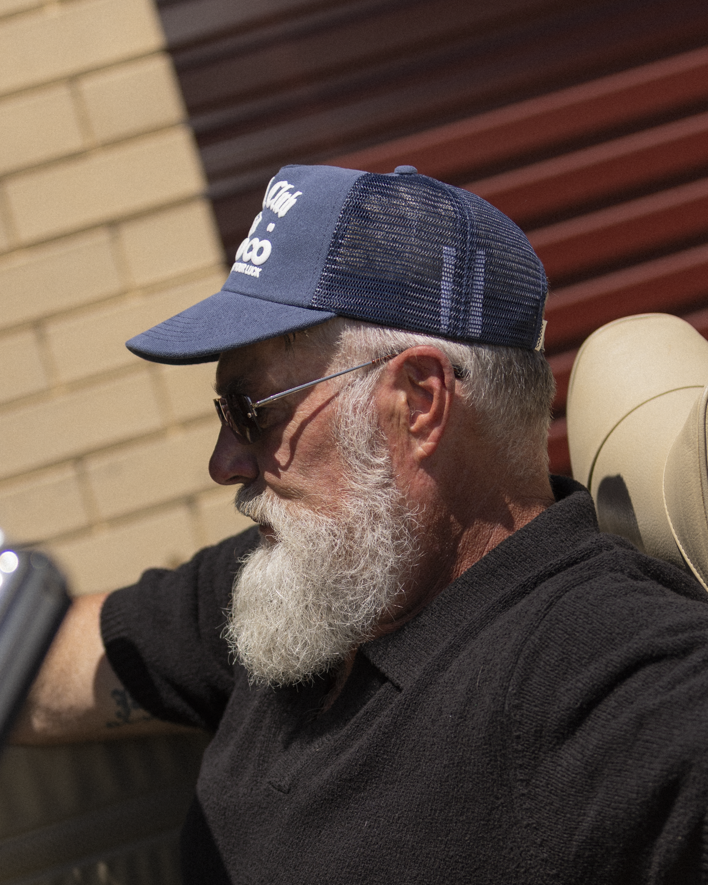 Social Club Trucker Cap - Ball Trucker - Washed Navy
