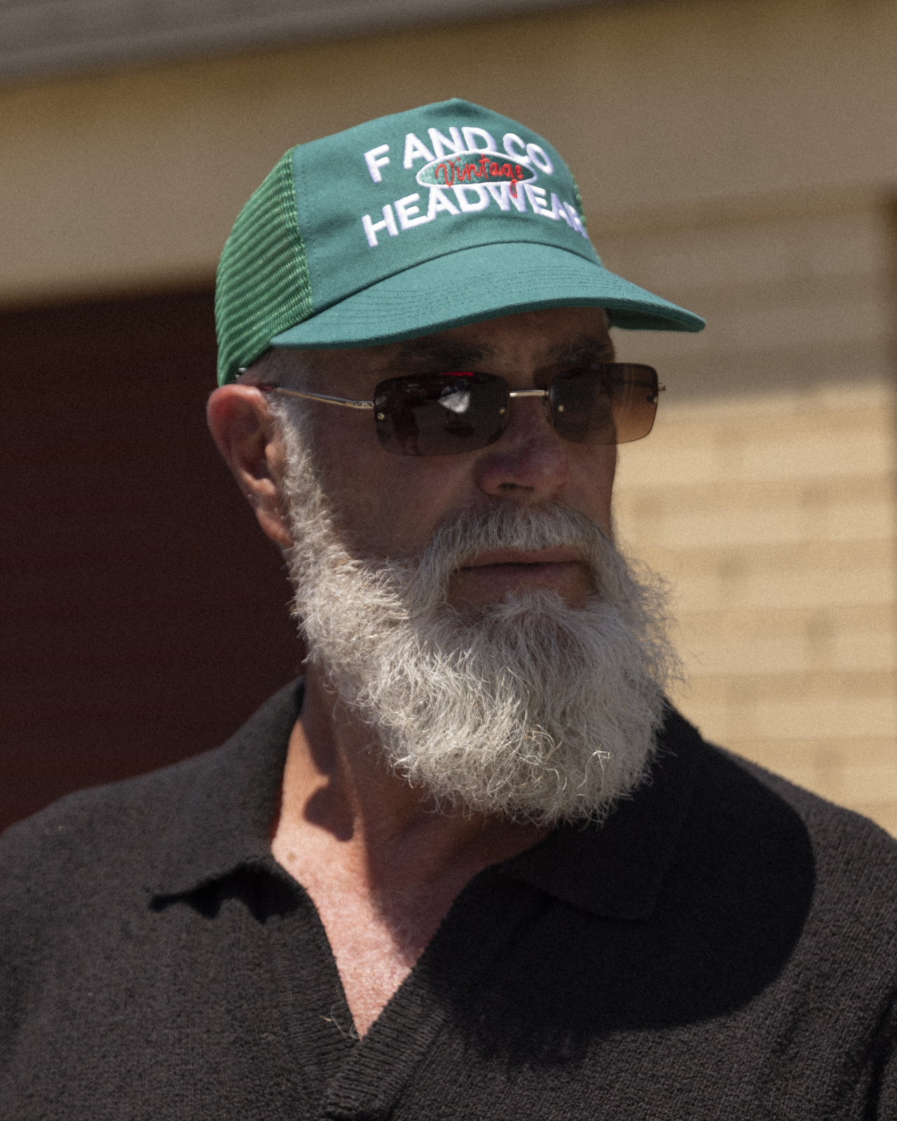 Vintage Trucker Cap - Wide Brim 5 Panel - Washed Sea Green