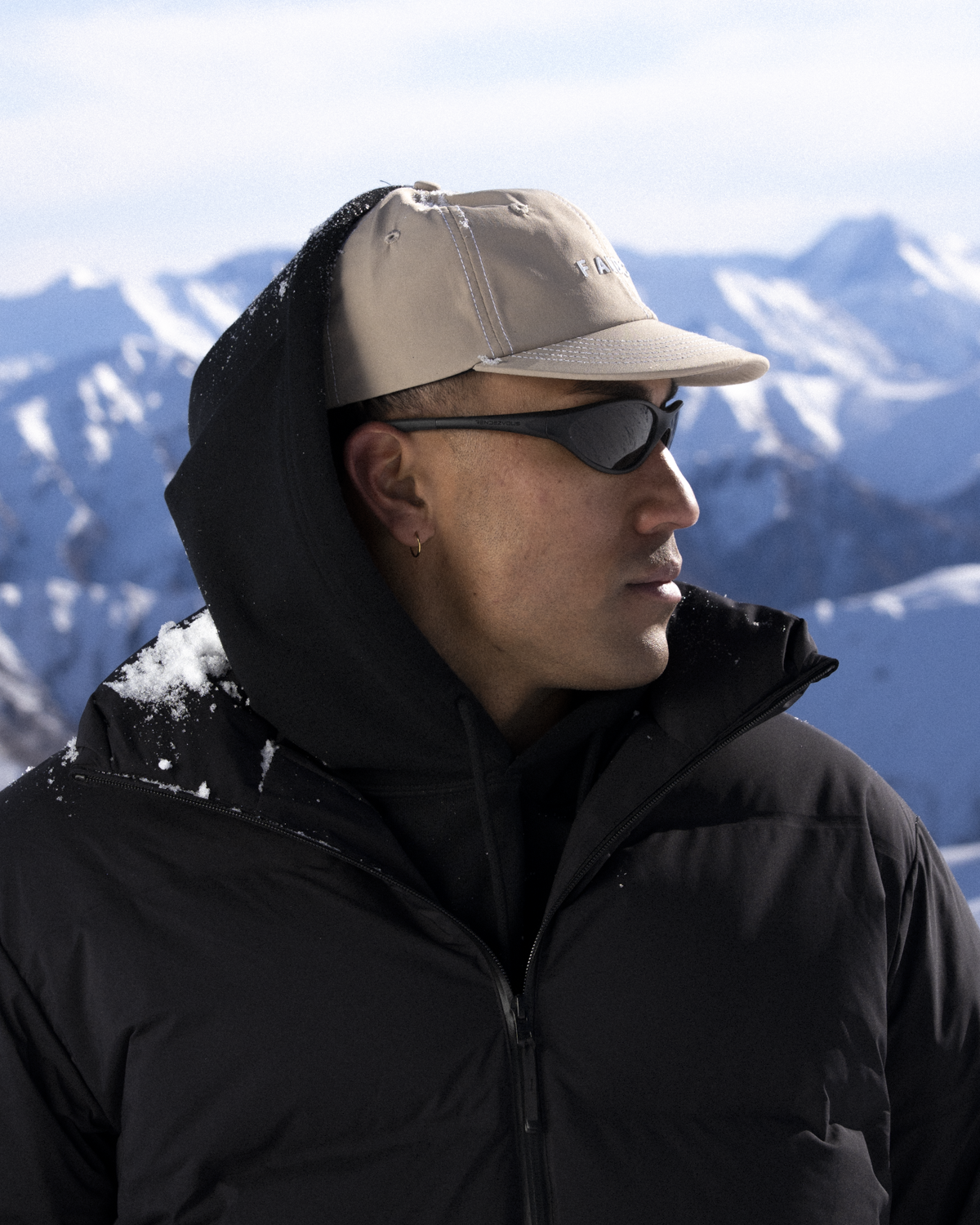 Active Cap - Short Brim 6 Panel - Beige