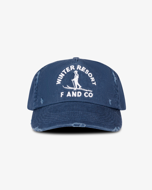 Resort Cap - Ball Trucker - Navy/Distressed