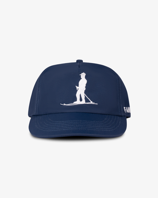 Nylon Ski Cap - 5 Panel - Navy