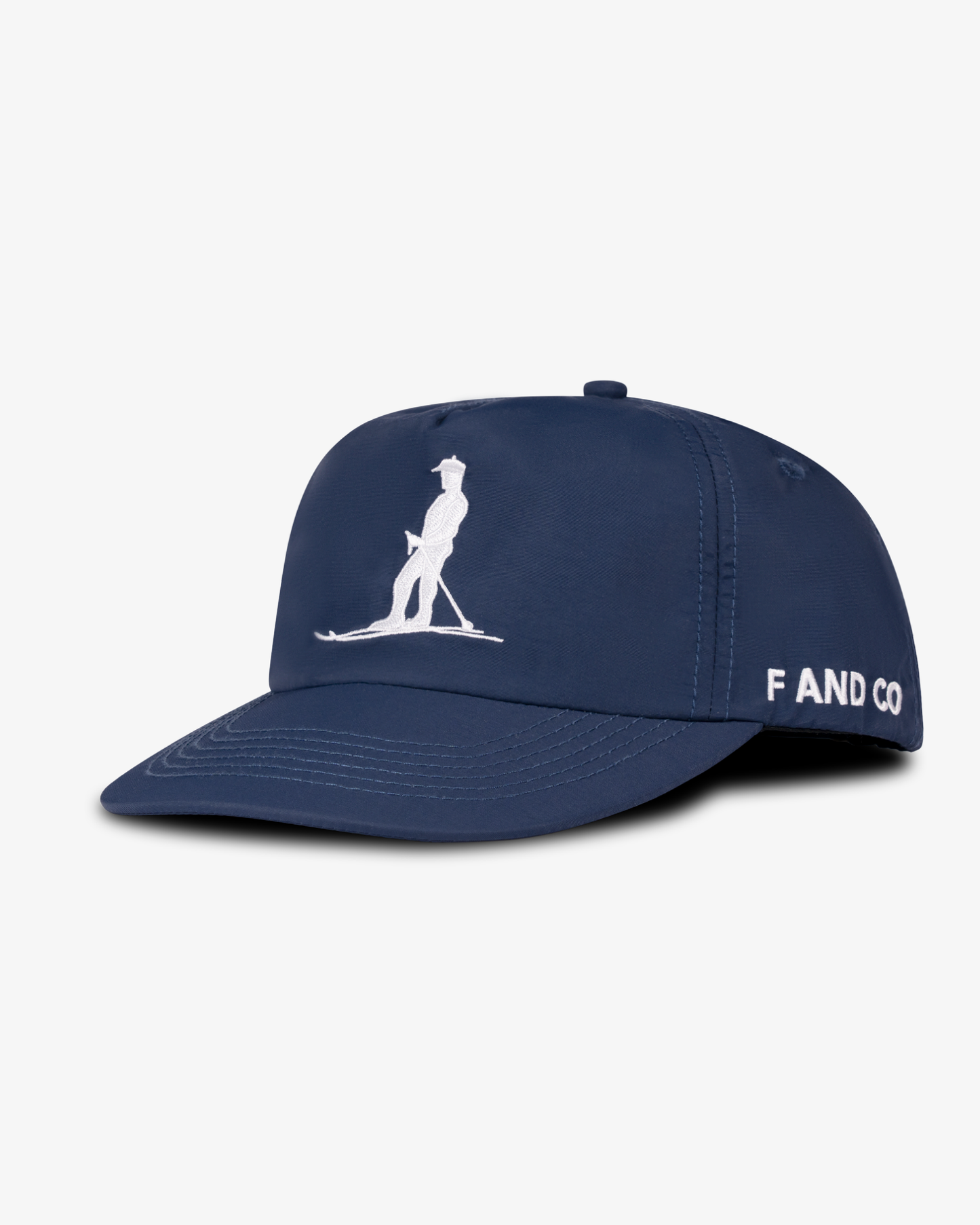 Nylon Ski Cap - 5 Panel - Navy