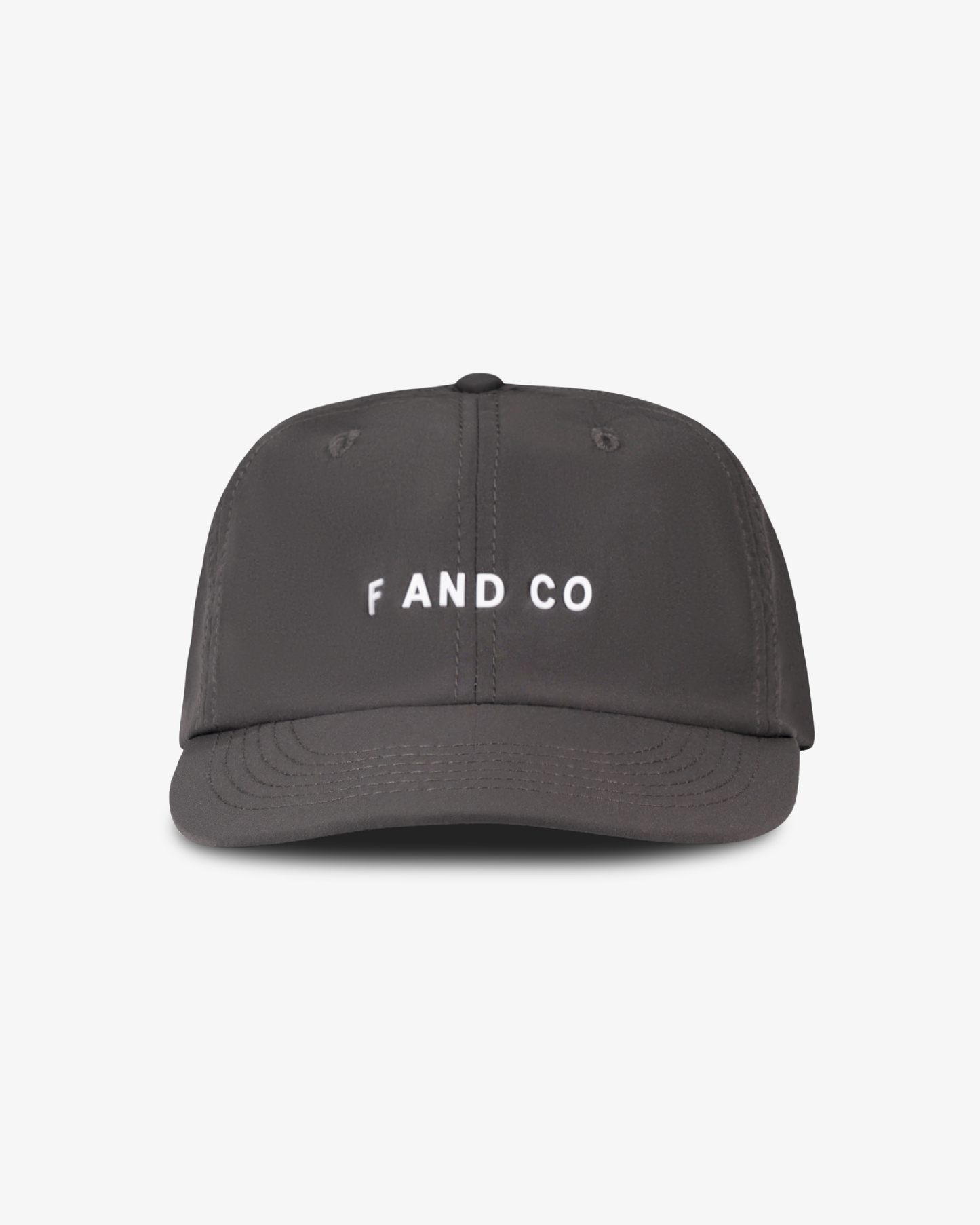 Active Cap - Short Brim 6 Panel - Charcoal