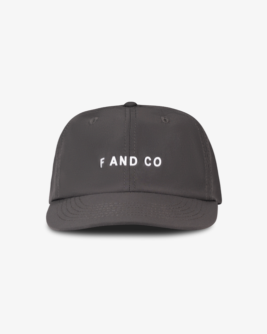 Active Cap - Short Brim 6 Panel - Charcoal