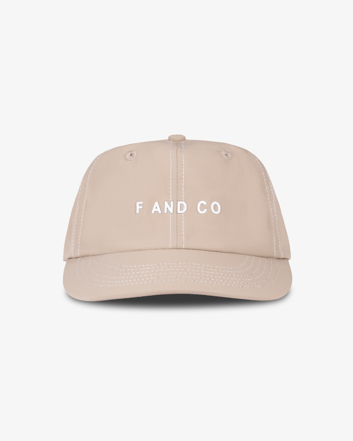 Active Cap - Short Brim 6 Panel - Beige