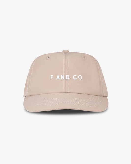 Active Cap - Short Brim 6 Panel - Beige