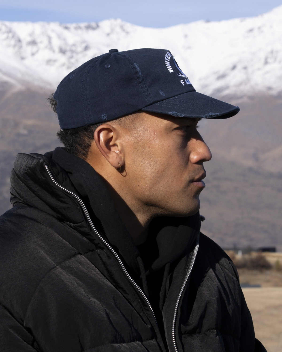 Resort Cap - Ball Trucker - Navy/Distressed