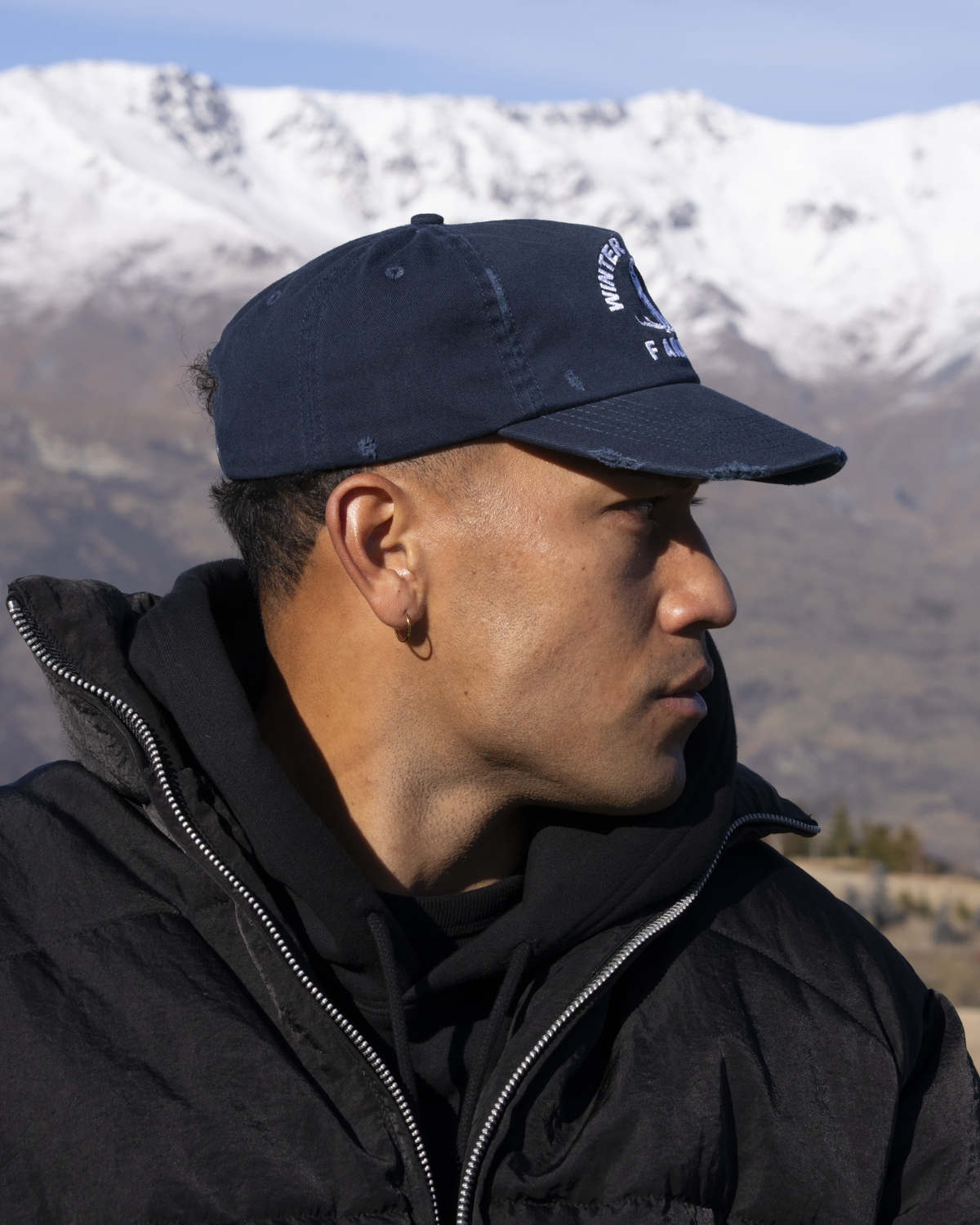 Resort Cap - Ball Trucker - Navy/Distressed