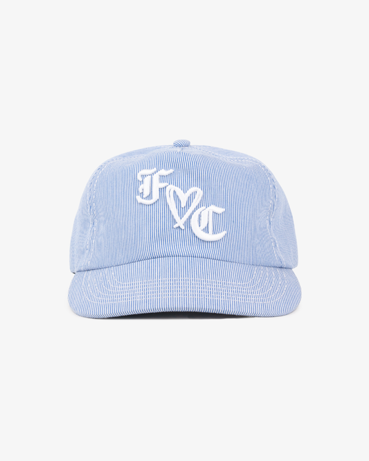 F❤C Cap - 5 Panel - Blue Pinstripe