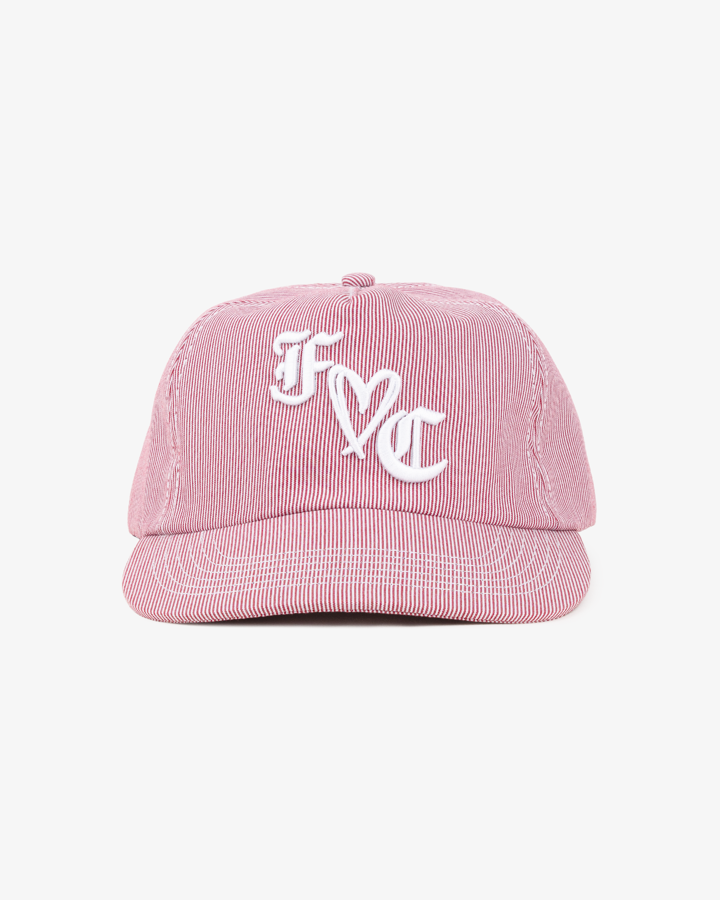 F❤C Cap - 5 Panel - Red Pinstripe