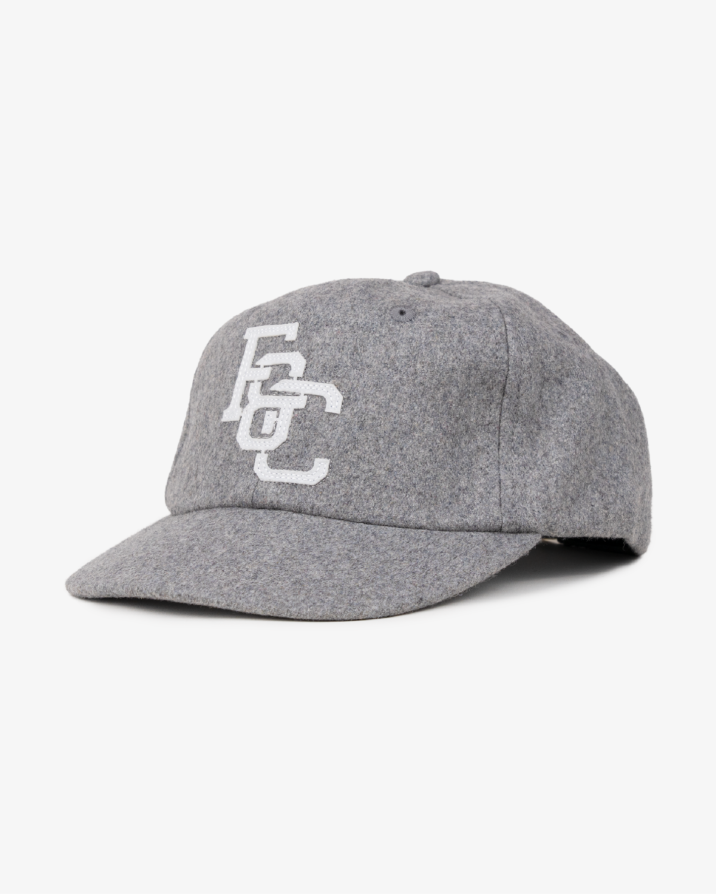 Monogram Ball Cap - Short Brim 6 Panel - Smoke Grey