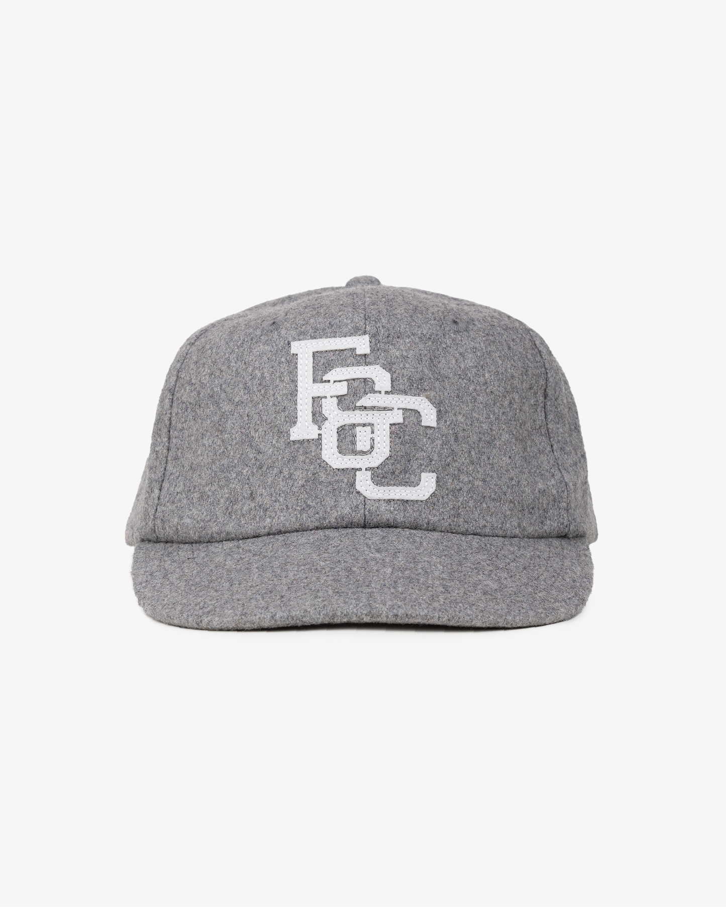 Monogram Ball Cap - Short Brim 6 Panel - Smoke Grey