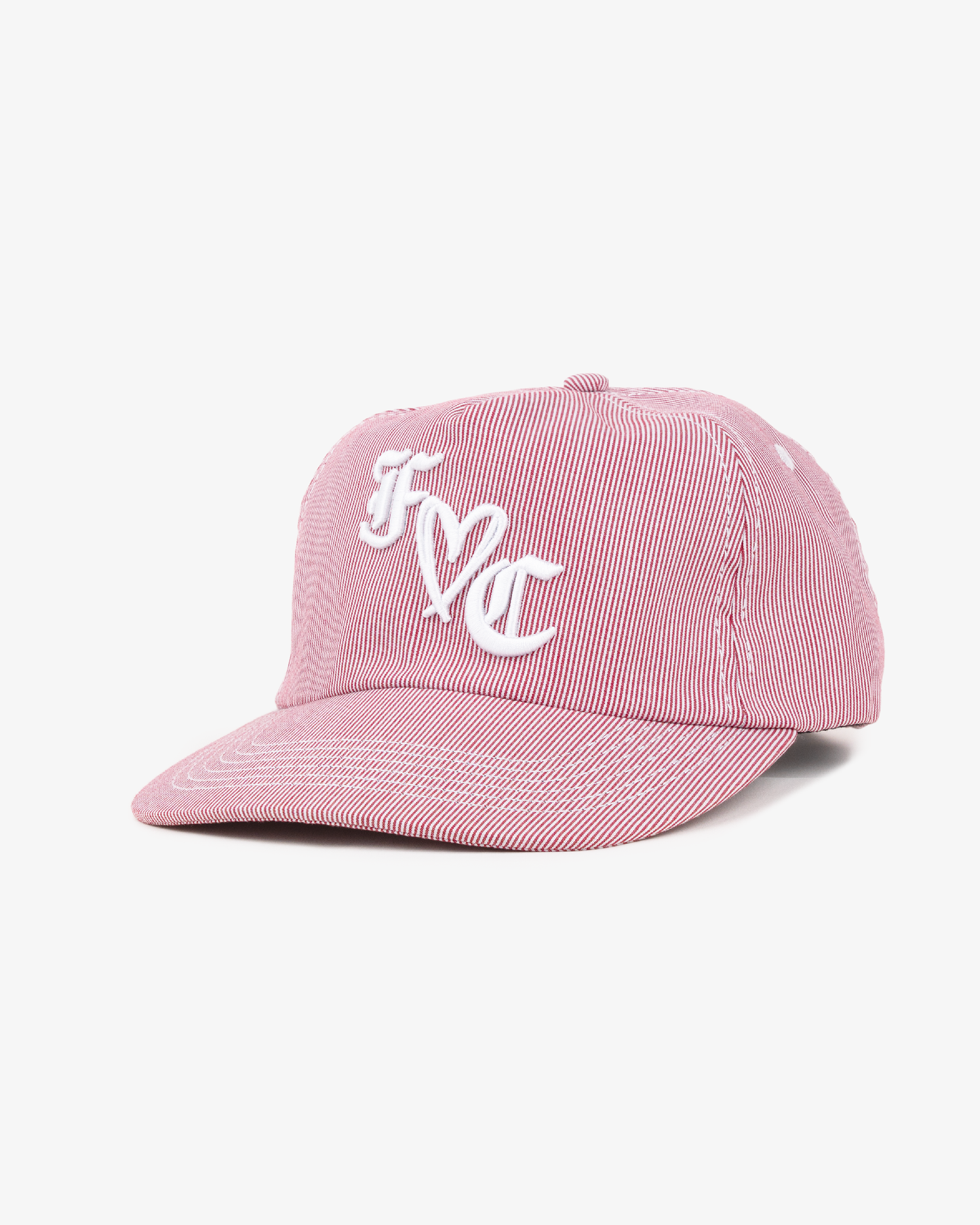 F❤C Cap - 5 Panel - Red Pinstripe