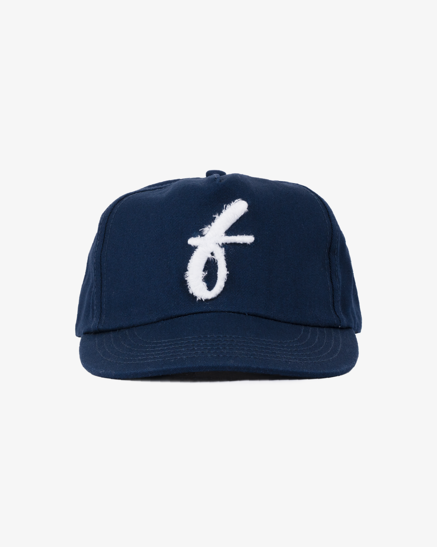 Art Letterman Cap - 5 Panel - Navy/Distressed