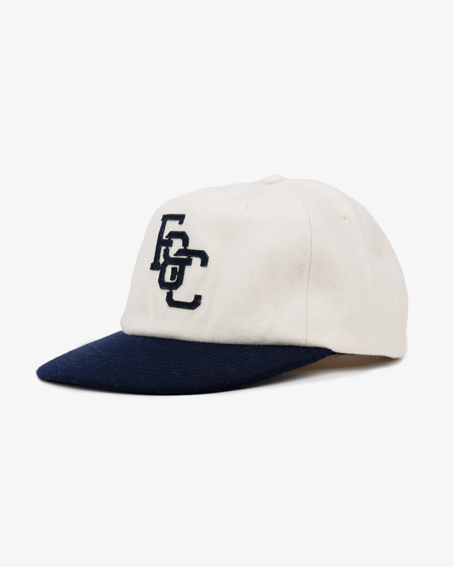 Monogram Ball Cap - Navy/Off-White