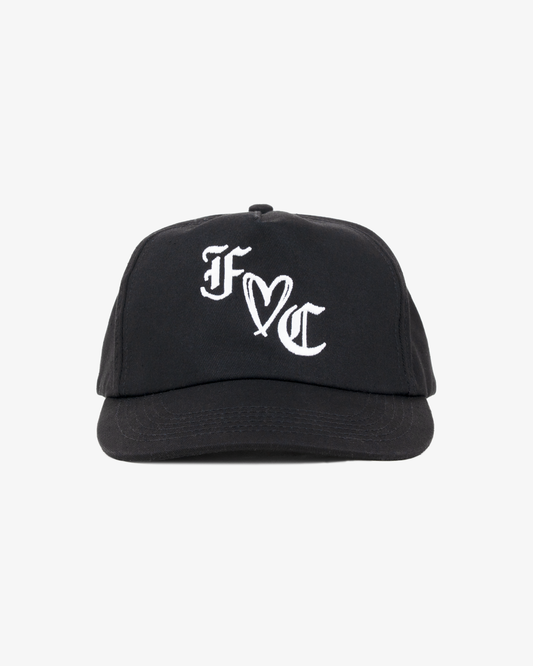 F❤C Cap - 5 Panel - Black
