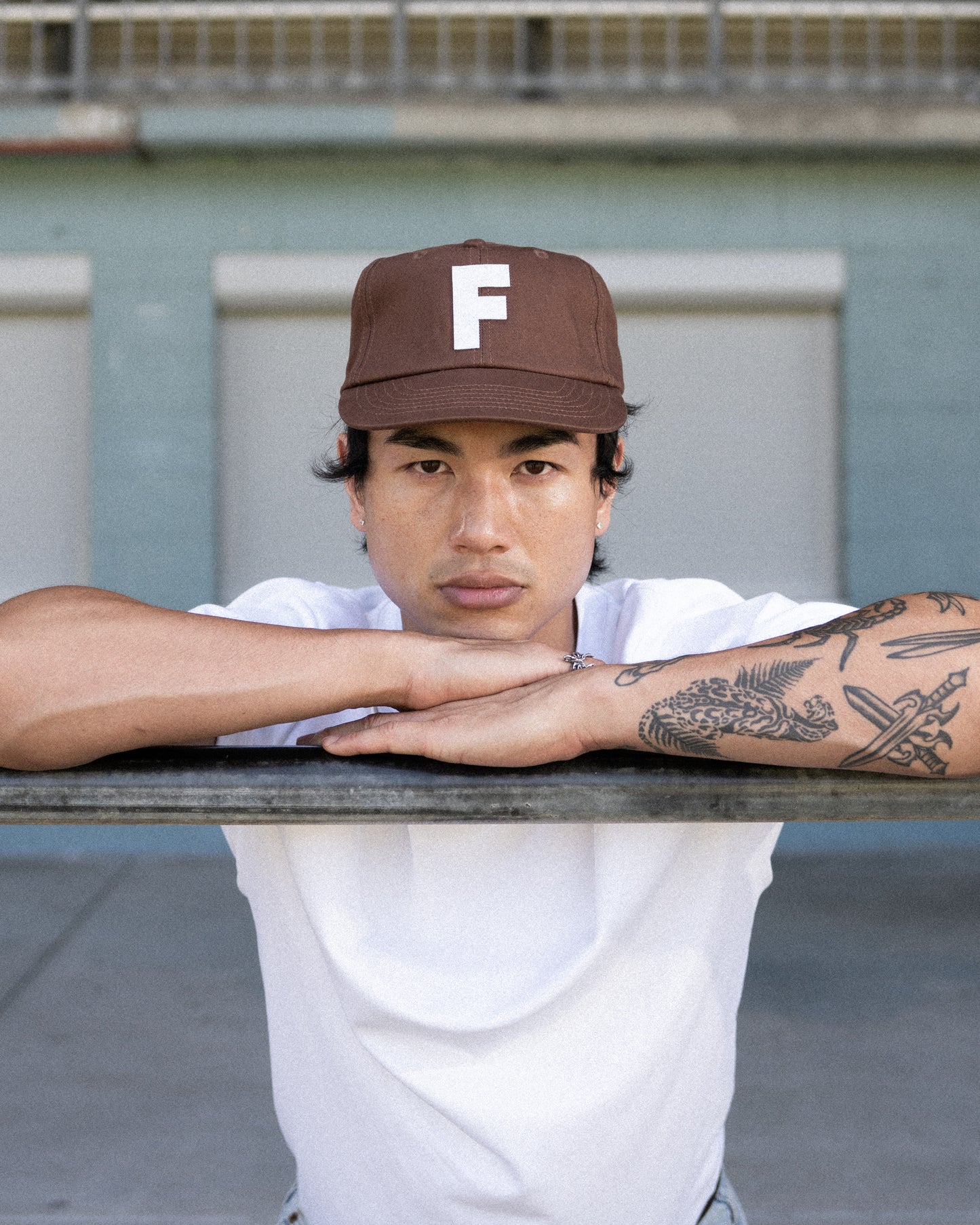 F Ball Cap - 6 Panel - Mocha