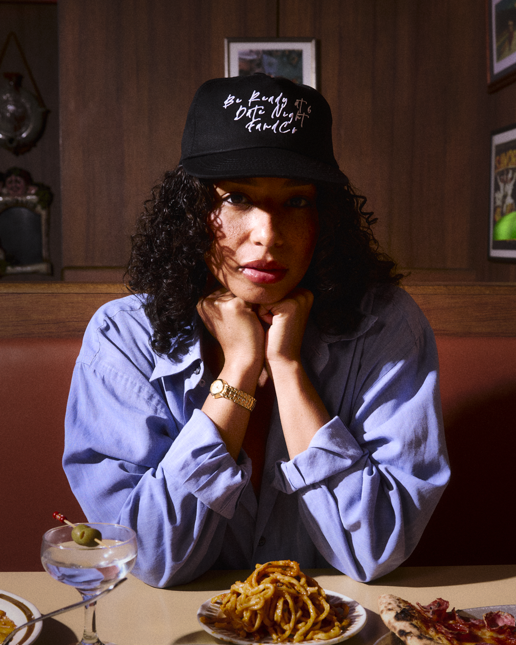 Outing Cap - Short Brim 5 Panel - Black