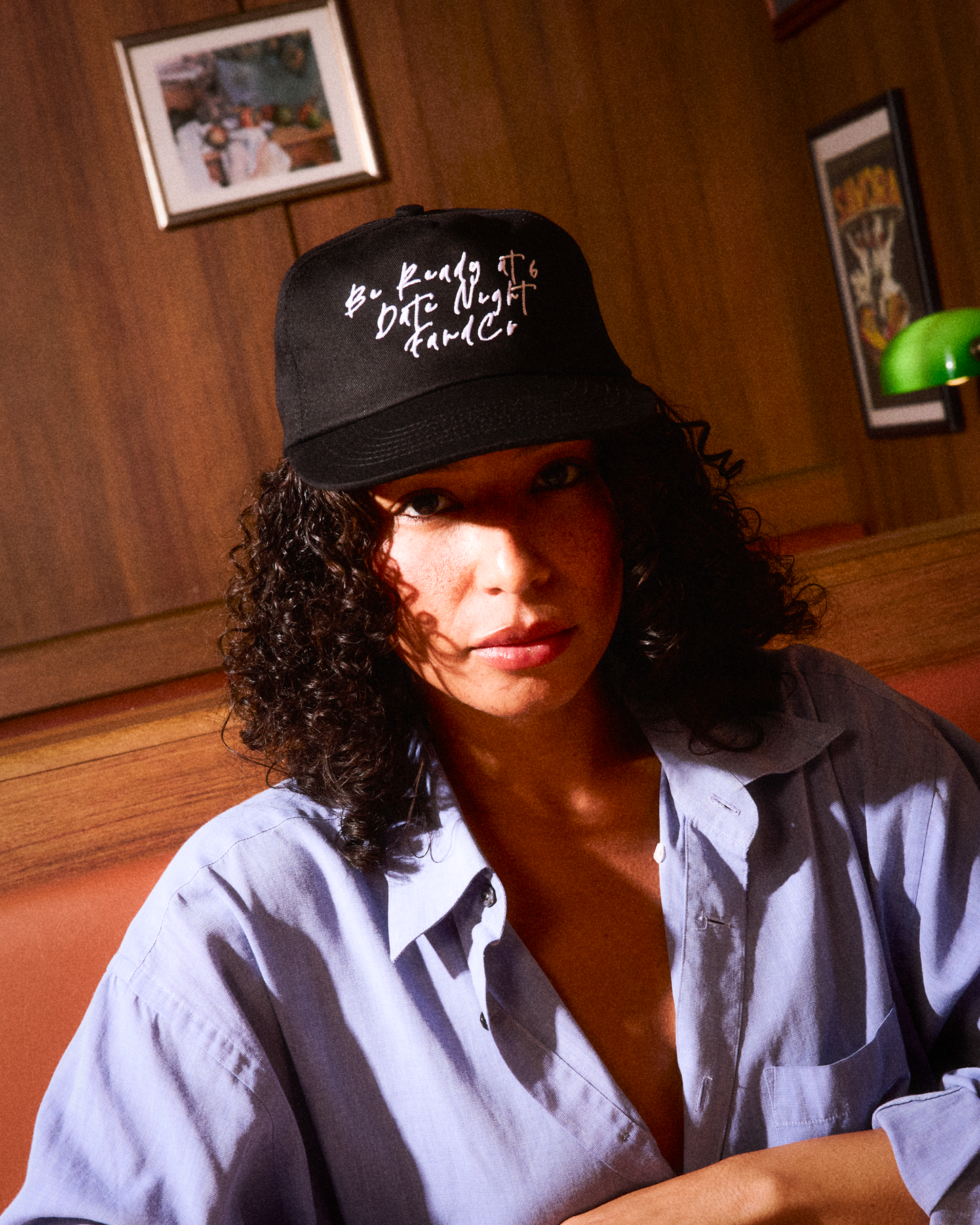Outing Cap - Short Brim 5 Panel - Black