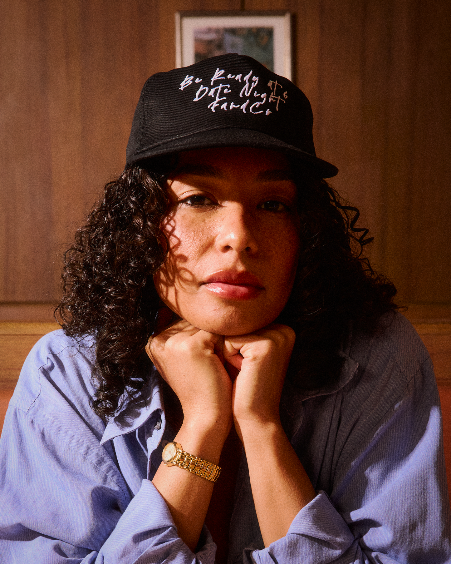 Outing Cap - Short Brim 5 Panel - Black