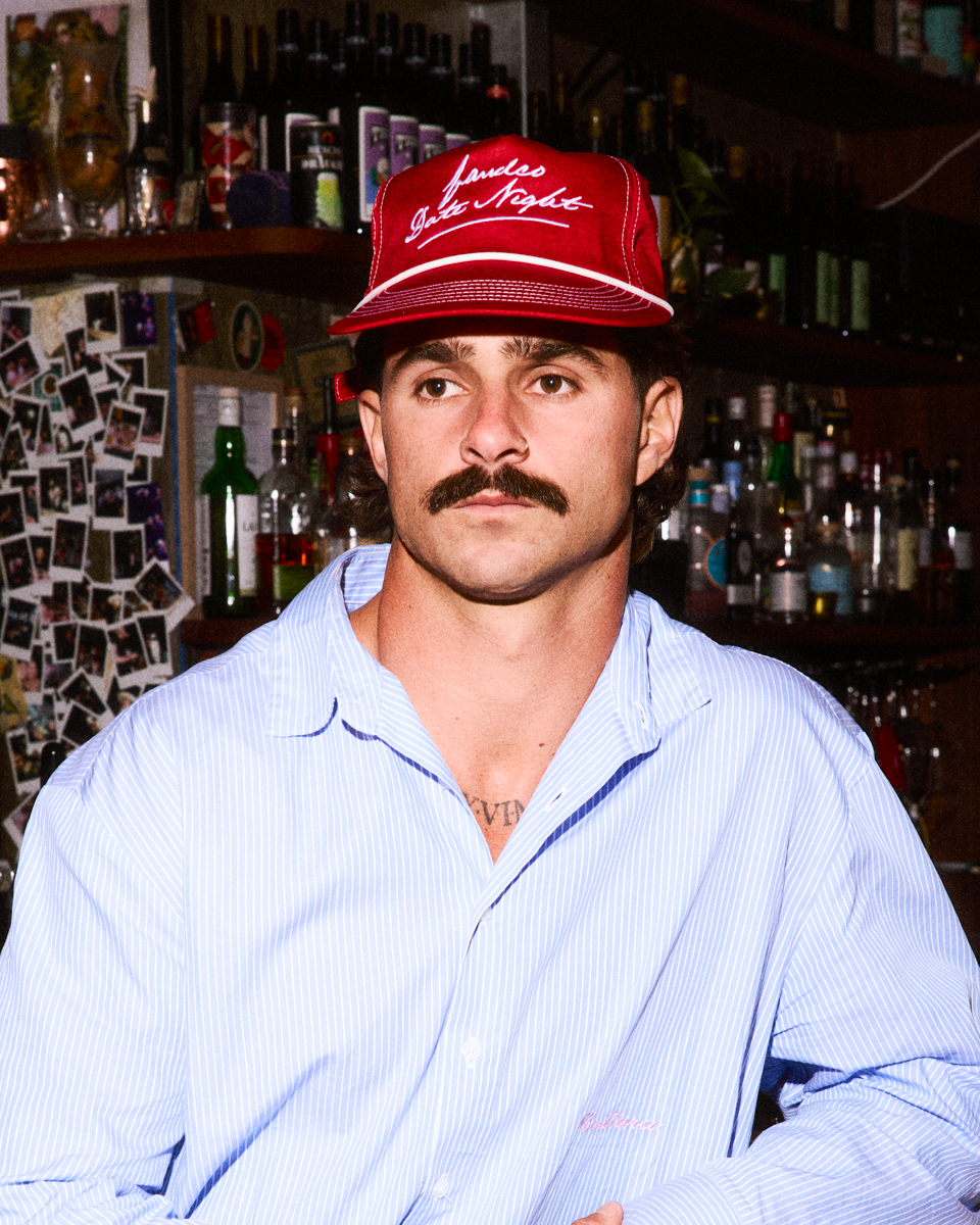 Date Cap - Wide Brim 5 Panel - Red