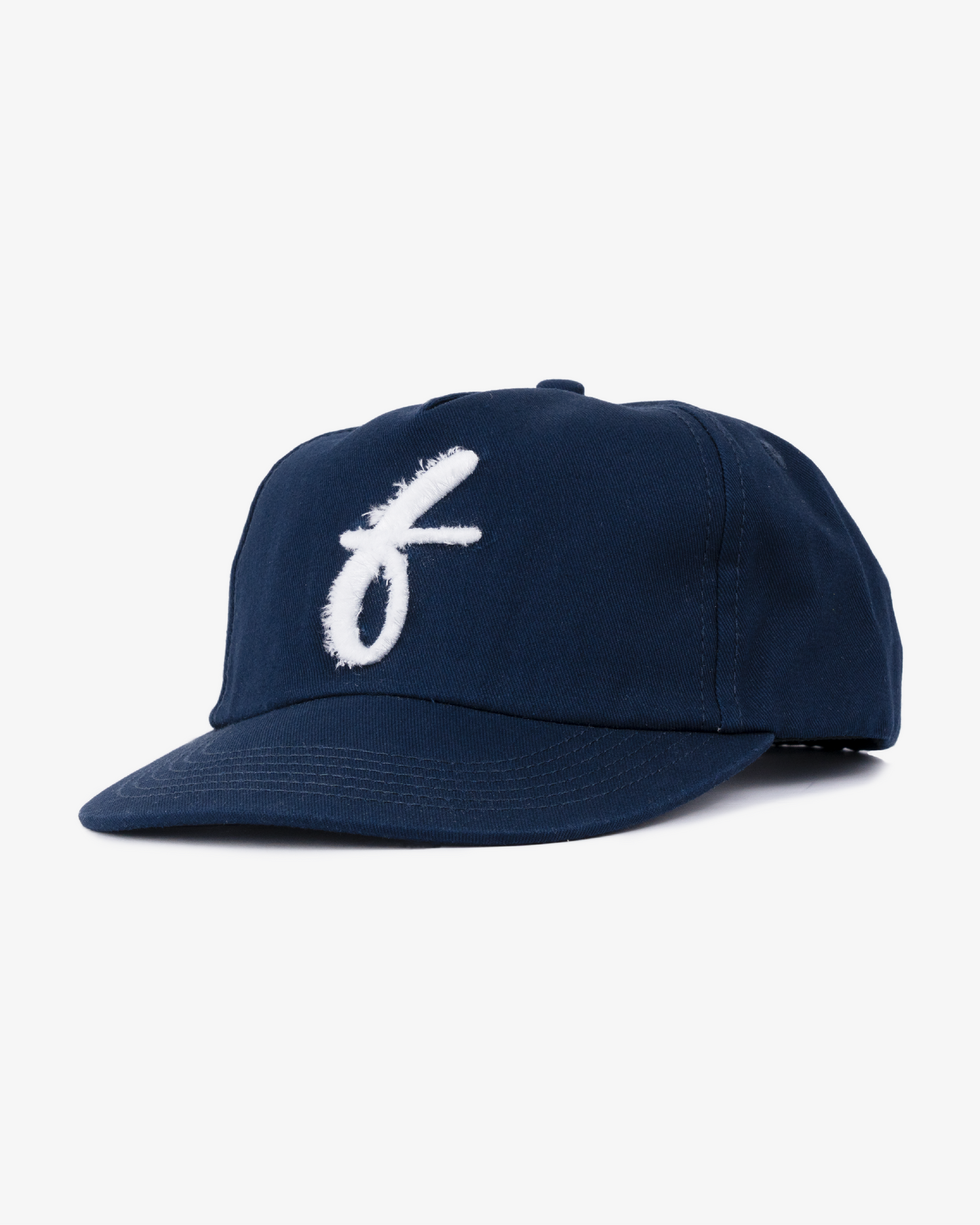 Art Letterman Cap - 5 Panel - Navy/Distressed