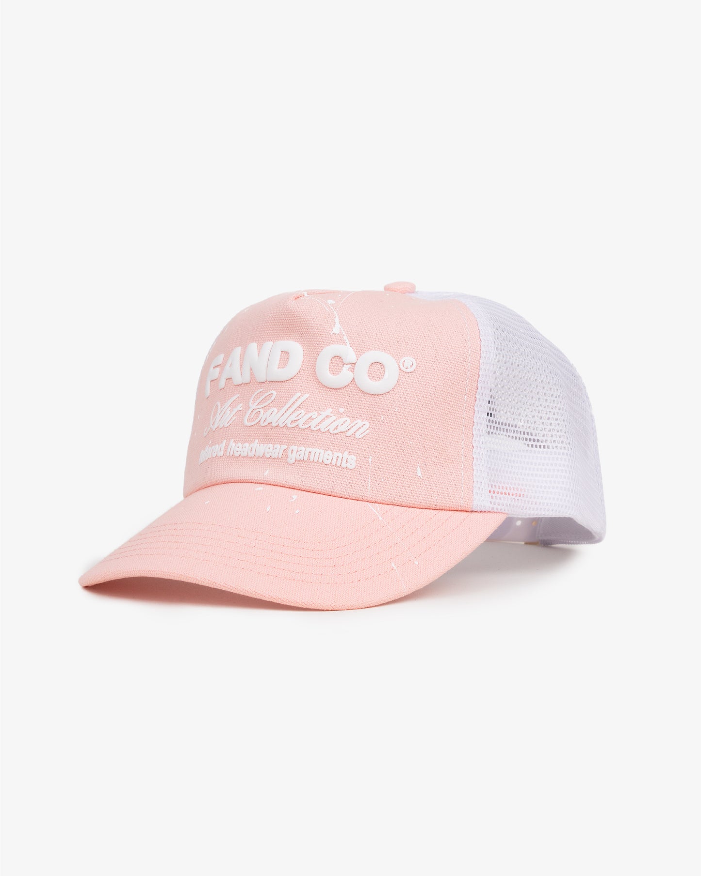 Artist Cap - Ball Trucker - Pink/White